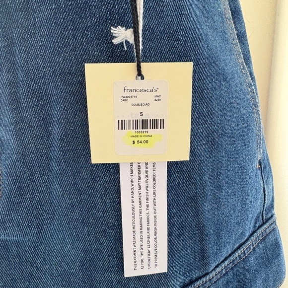 Francesca's Classic Blue Denim Skirt - Picture 5 of 5